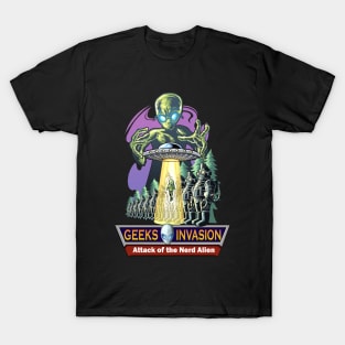 Alien Geeks Invasion T-Shirt